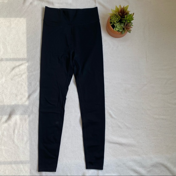 Madewell Make Weekend Longer Black Leggings Size Medium - Picture 1 of 3